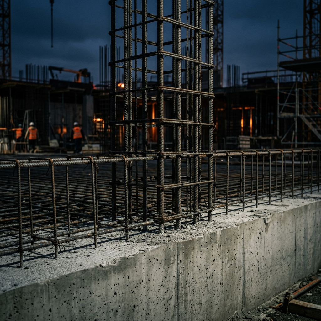 Construction Site Foundation